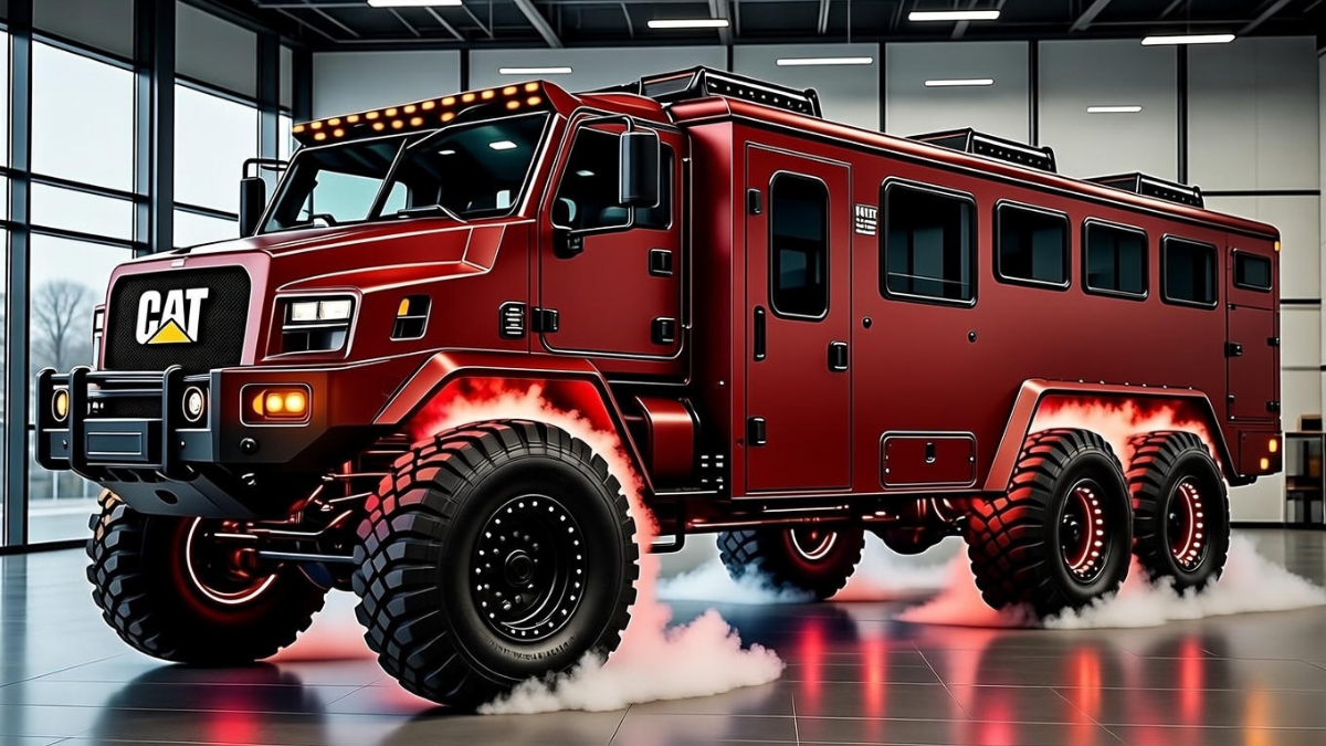 RV Buyers Thought Luxury and Toughness Couldn’t Coexist, the 2026 Caterpillar Motorhome Reinvents Life on the Road with Industrial Strength and Elite Comfort